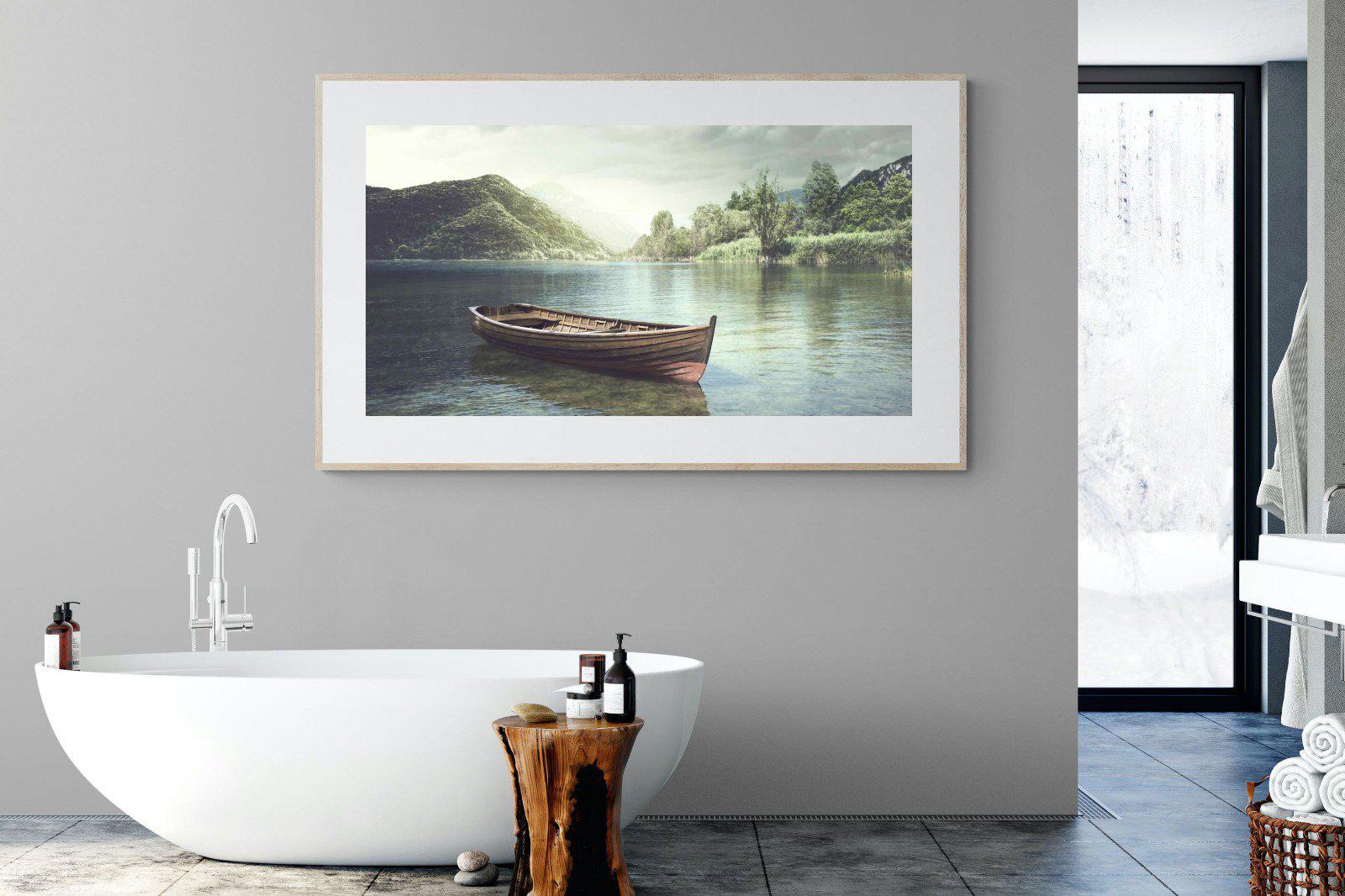 Calm Waters-Wall_Art-180 x 110cm-Framed Print-Wood-Pixalot