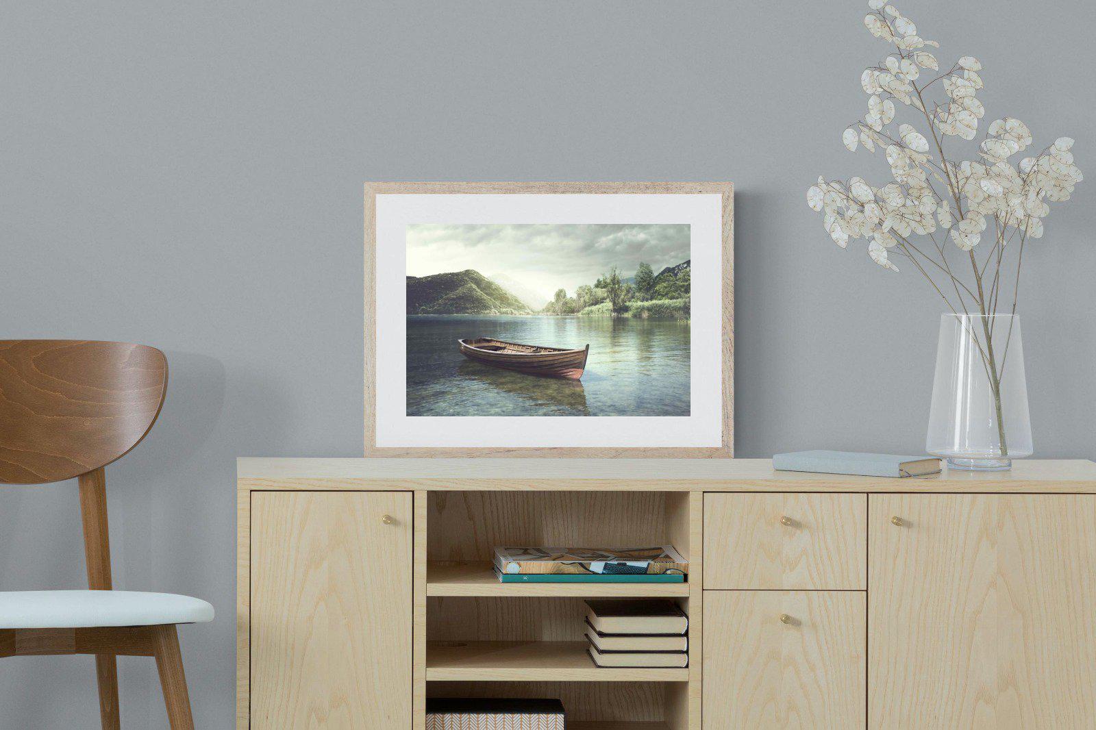 Calm Waters-Wall_Art-60 x 45cm-Framed Print-Wood-Pixalot