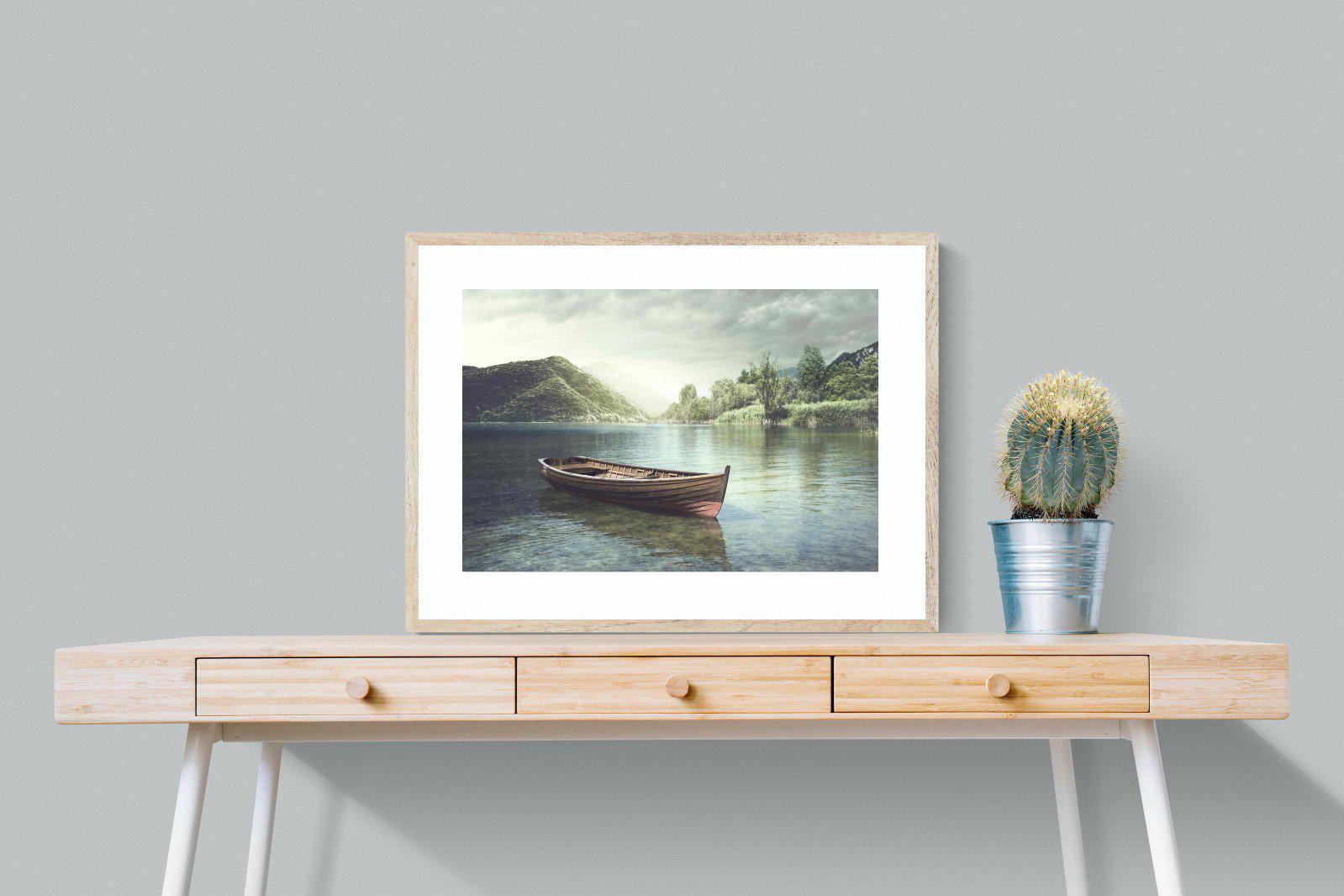 Calm Waters-Wall_Art-80 x 60cm-Framed Print-Wood-Pixalot