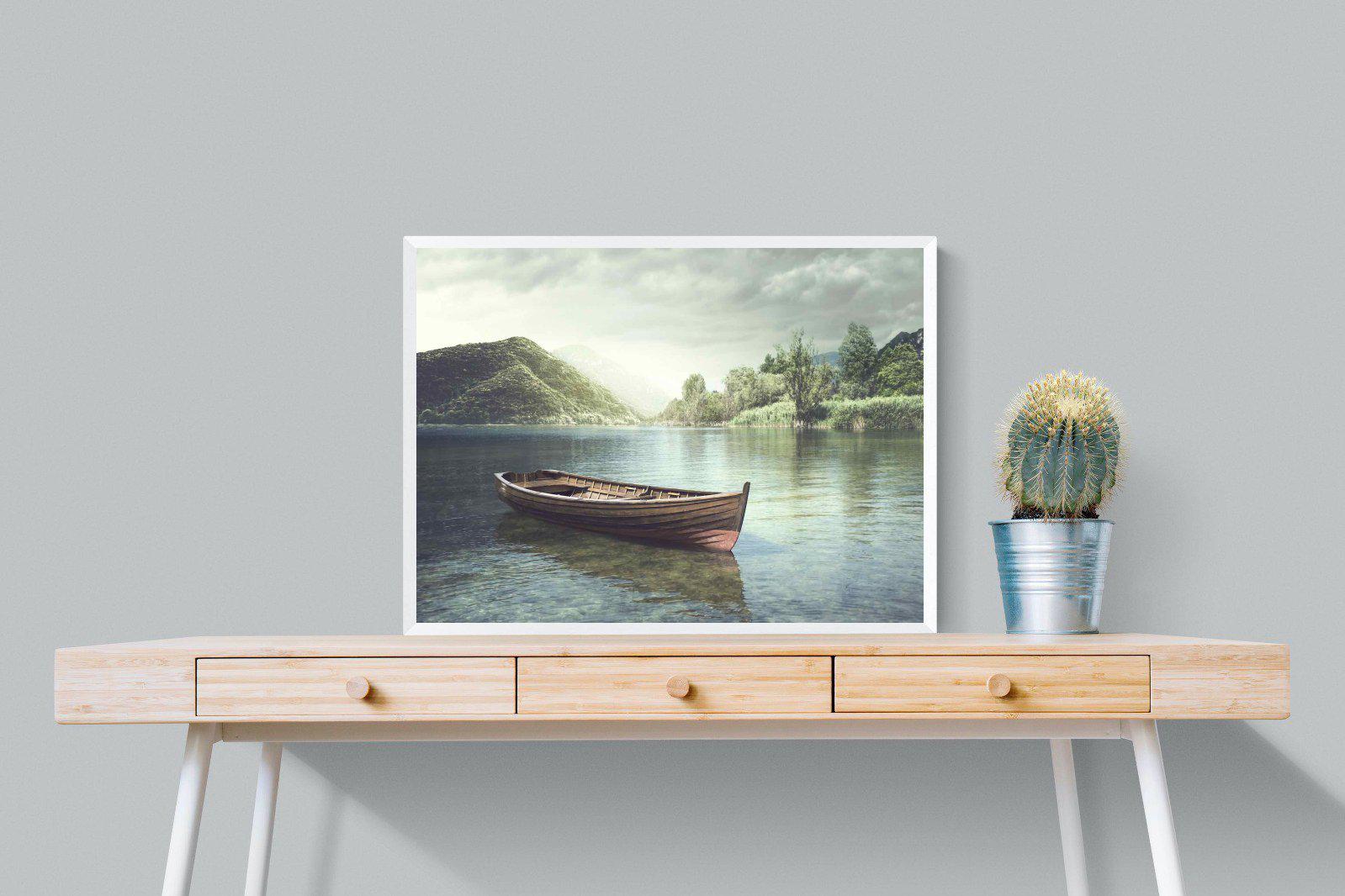 Calm Waters-Wall_Art-80 x 60cm-Mounted Canvas-White-Pixalot