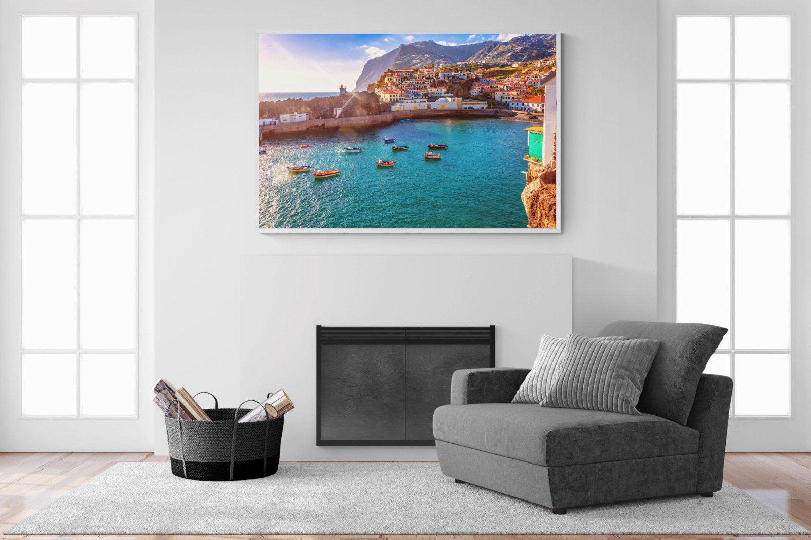 Camara de Lobos-Wall_Art-150 x 100cm-Mounted Canvas-White-Pixalot