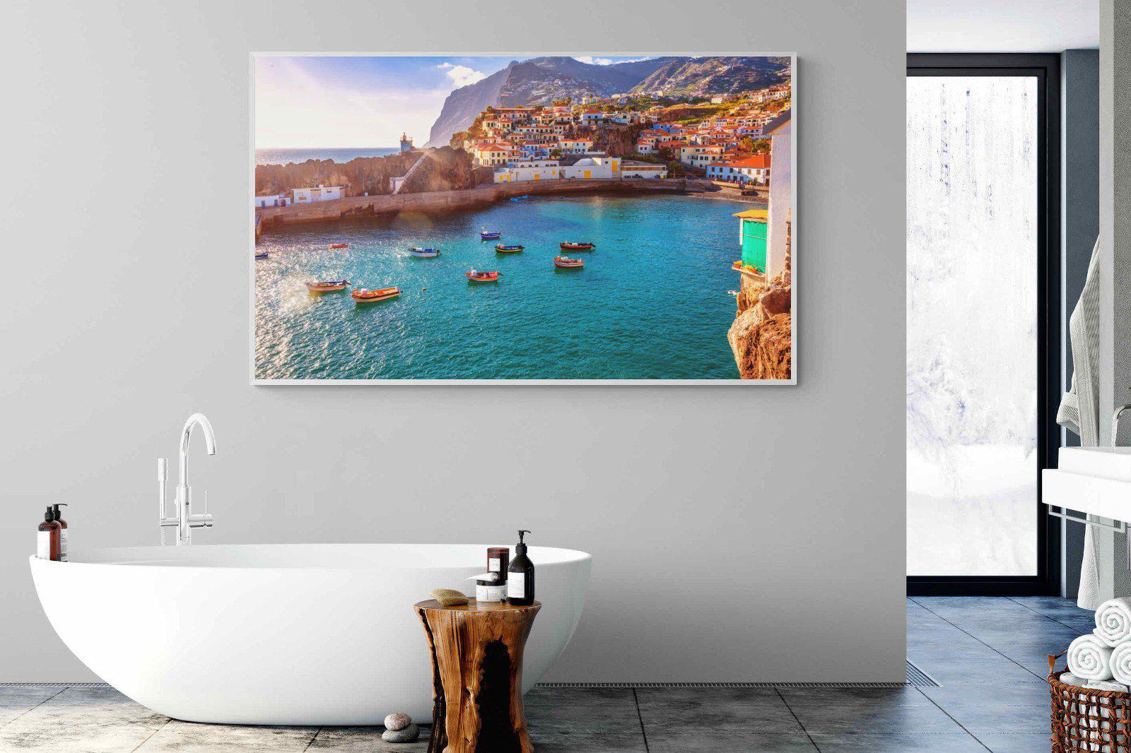 Camara de Lobos-Wall_Art-180 x 110cm-Mounted Canvas-White-Pixalot