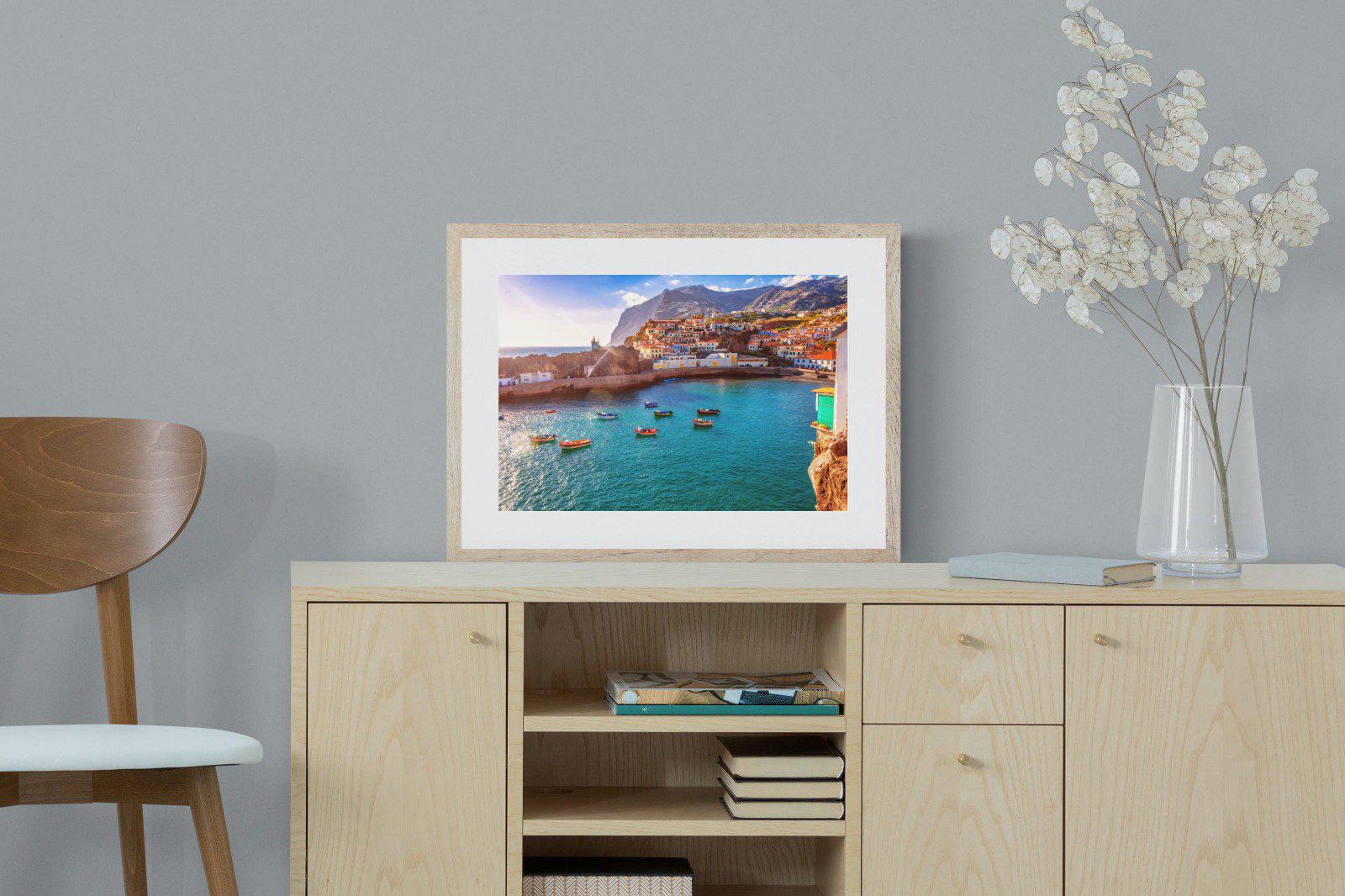 Camara de Lobos-Wall_Art-60 x 45cm-Framed Print-Wood-Pixalot