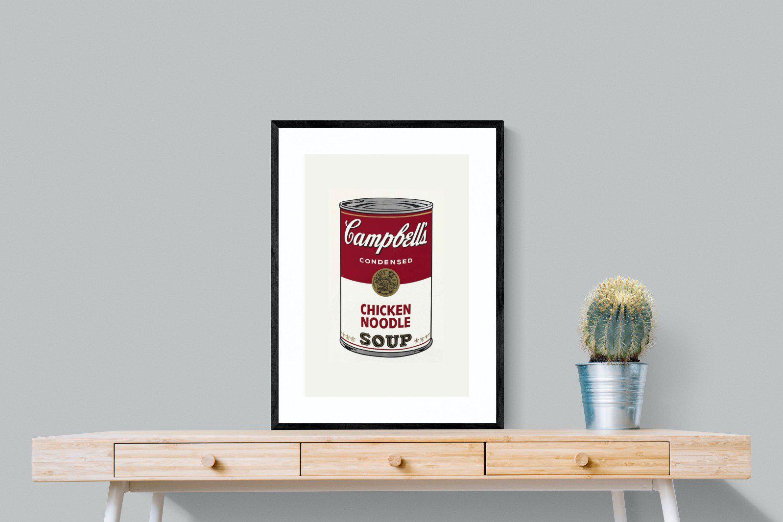 Campbell's Soup-Wall_Art-60 x 80cm-Framed Print-Black-Pixalot