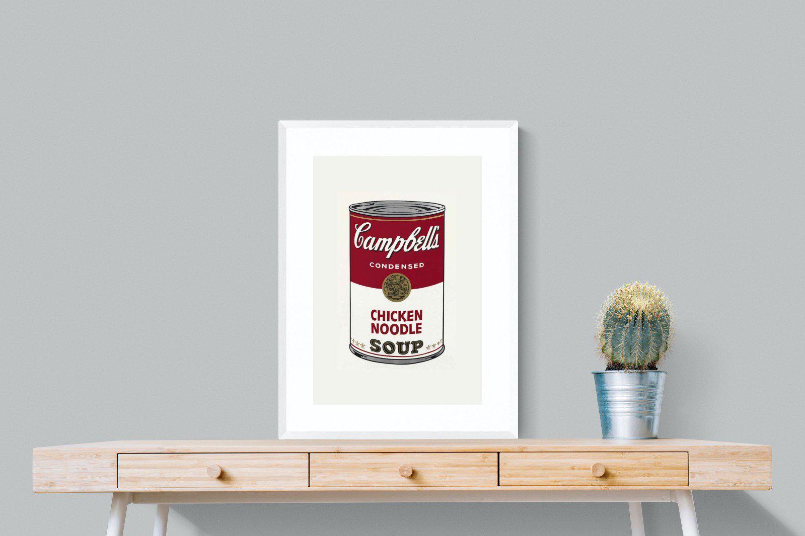 Campbell's Soup-Wall_Art-60 x 80cm-Framed Print-White-Pixalot