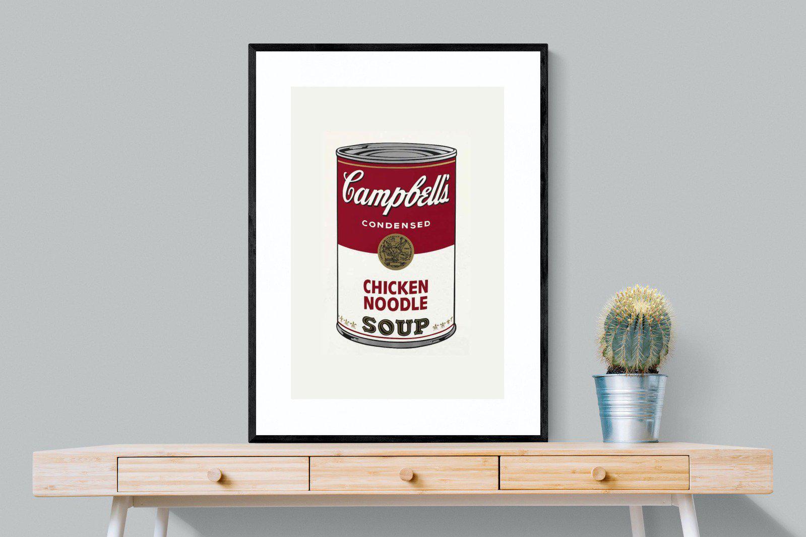 Campbell's Soup-Wall_Art-75 x 100cm-Framed Print-Black-Pixalot
