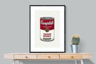 Campbell's Soup-Wall_Art-75 x 100cm-Framed Print-Black-Pixalot