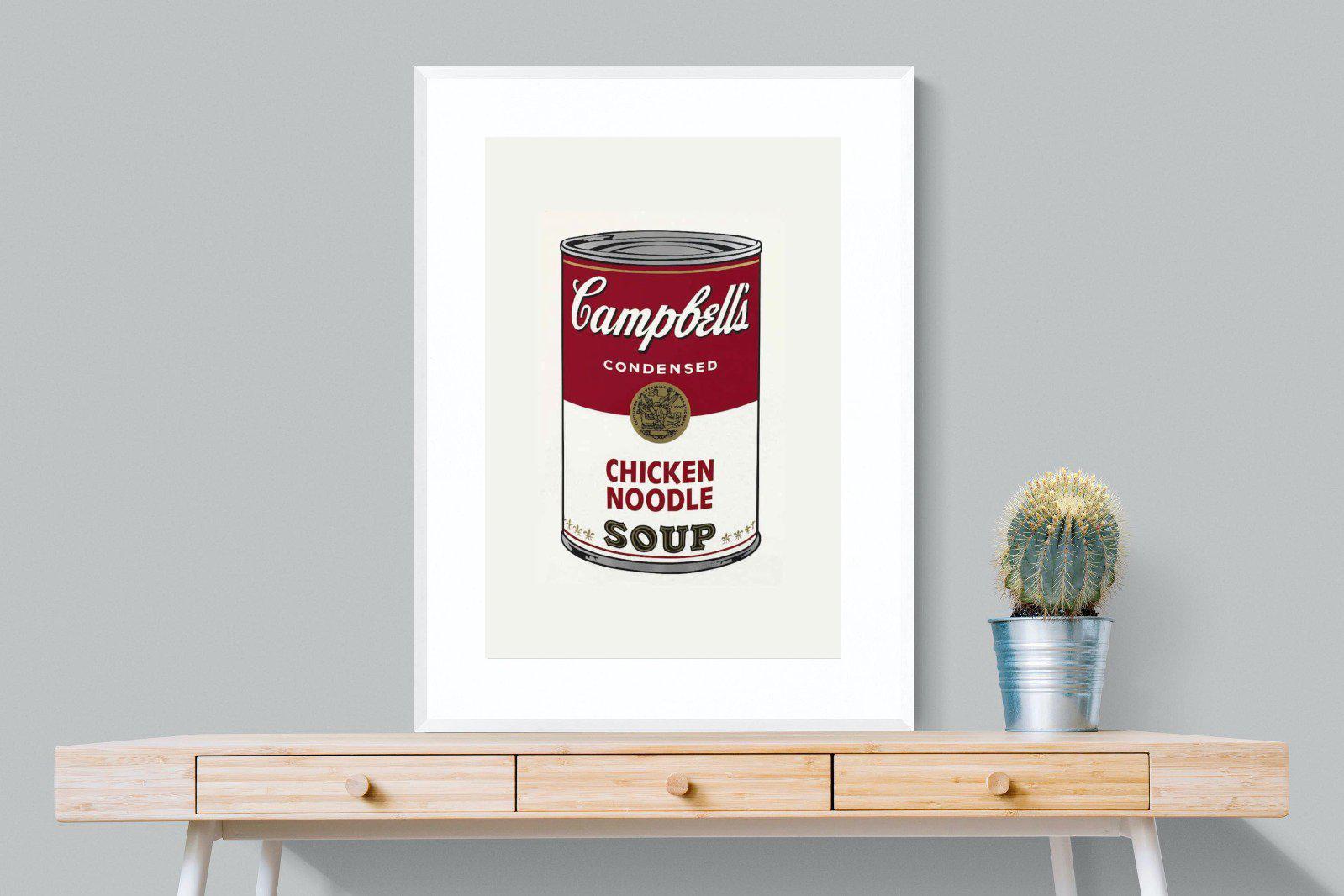 Campbell's Soup-Wall_Art-75 x 100cm-Framed Print-White-Pixalot