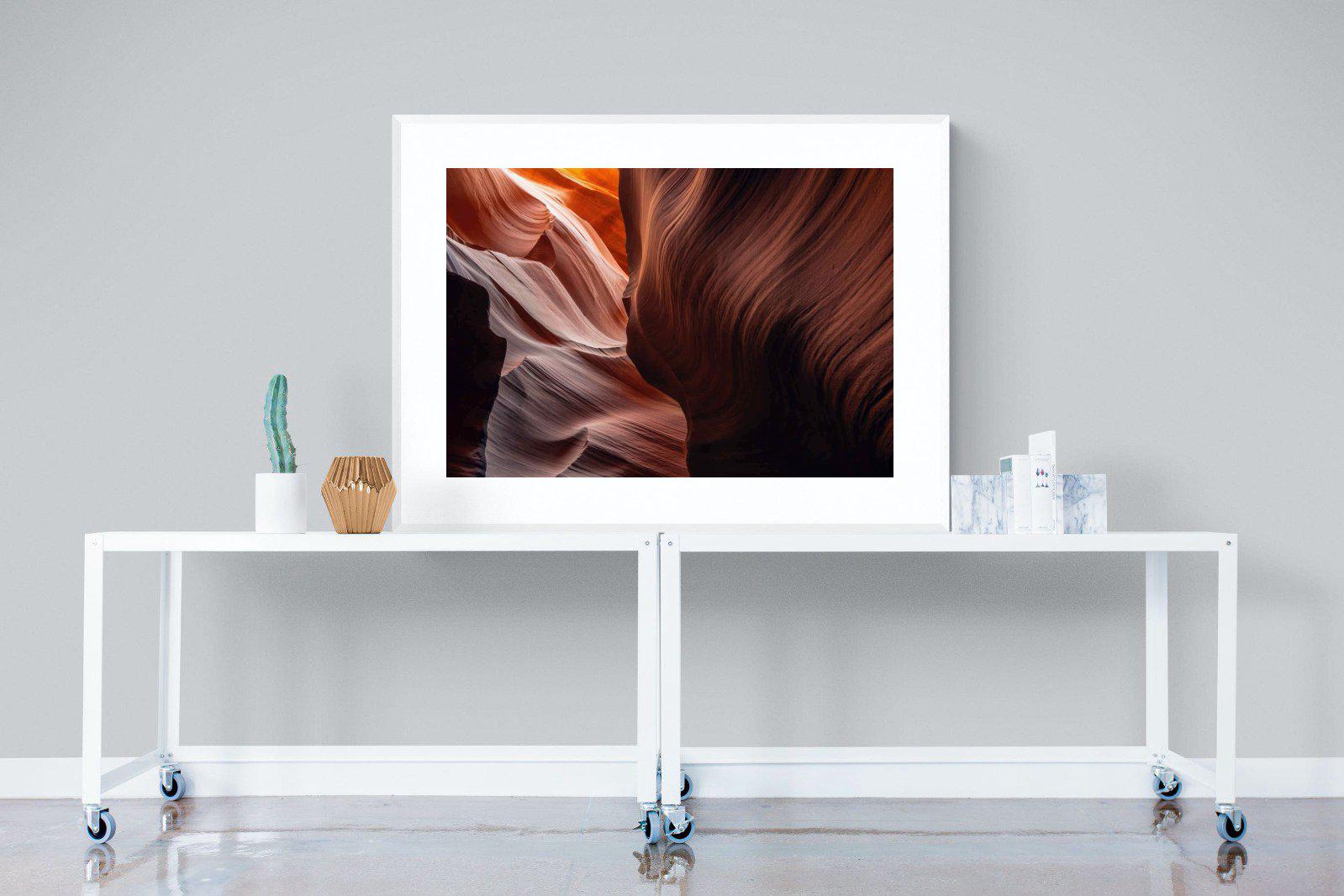 Canyon-Wall_Art-120 x 90cm-Framed Print-White-Pixalot