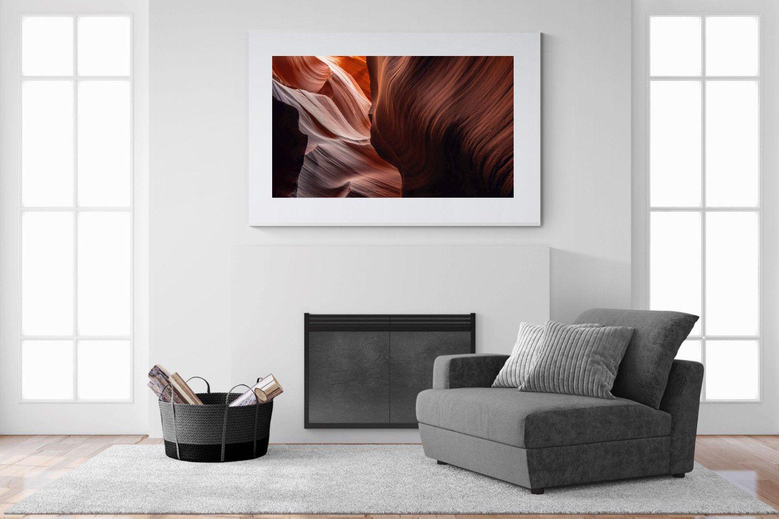 Canyon-Wall_Art-150 x 100cm-Framed Print-White-Pixalot