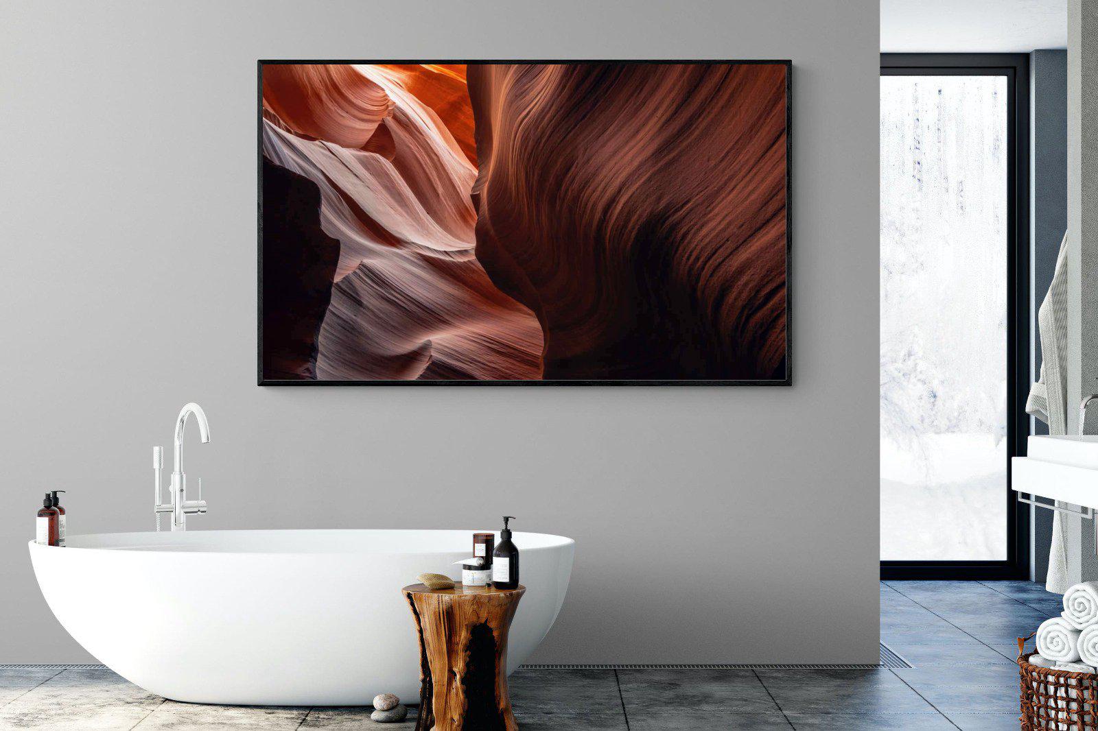 Canyon-Wall_Art-180 x 110cm-Mounted Canvas-Black-Pixalot