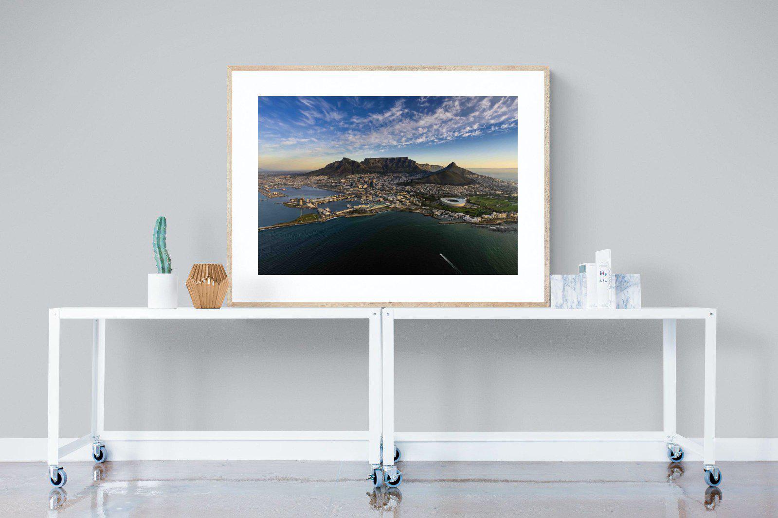 Cape Town-Wall_Art-120 x 90cm-Framed Print-Wood-Pixalot