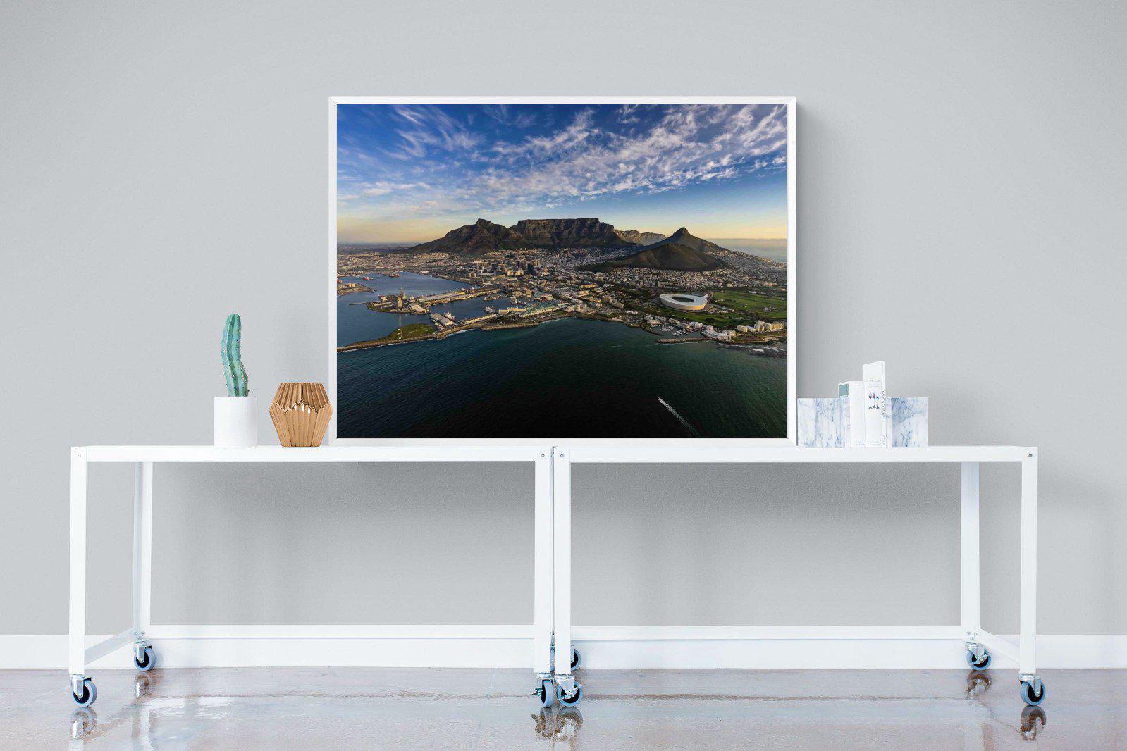 Cape Town-Wall_Art-120 x 90cm-Mounted Canvas-White-Pixalot