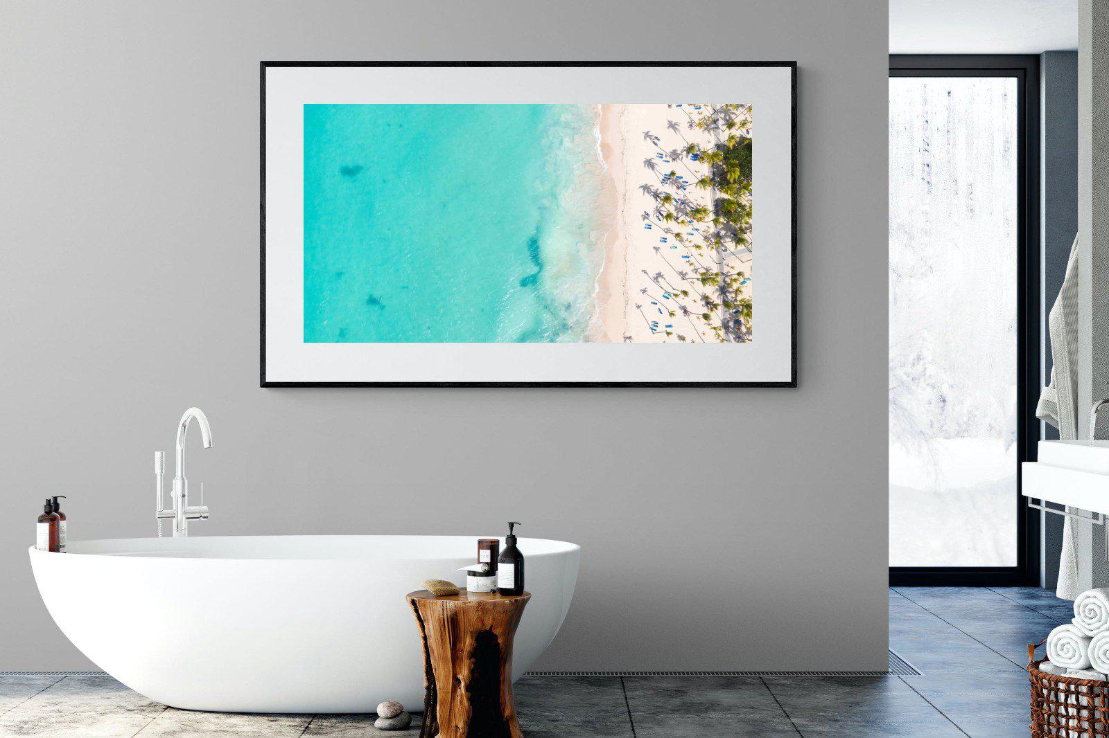Caribbean-Wall_Art-180 x 110cm-Framed Print-Black-Pixalot