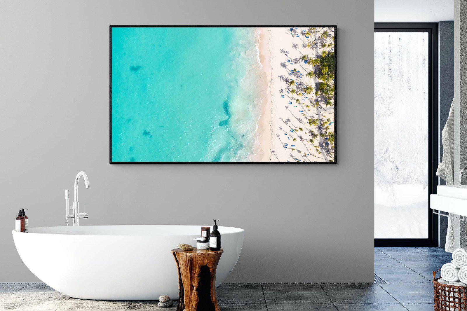 Caribbean-Wall_Art-180 x 110cm-Mounted Canvas-Black-Pixalot