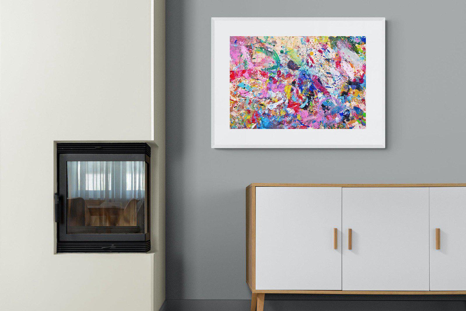 Celebration-Wall_Art-100 x 75cm-Framed Print-White-Pixalot