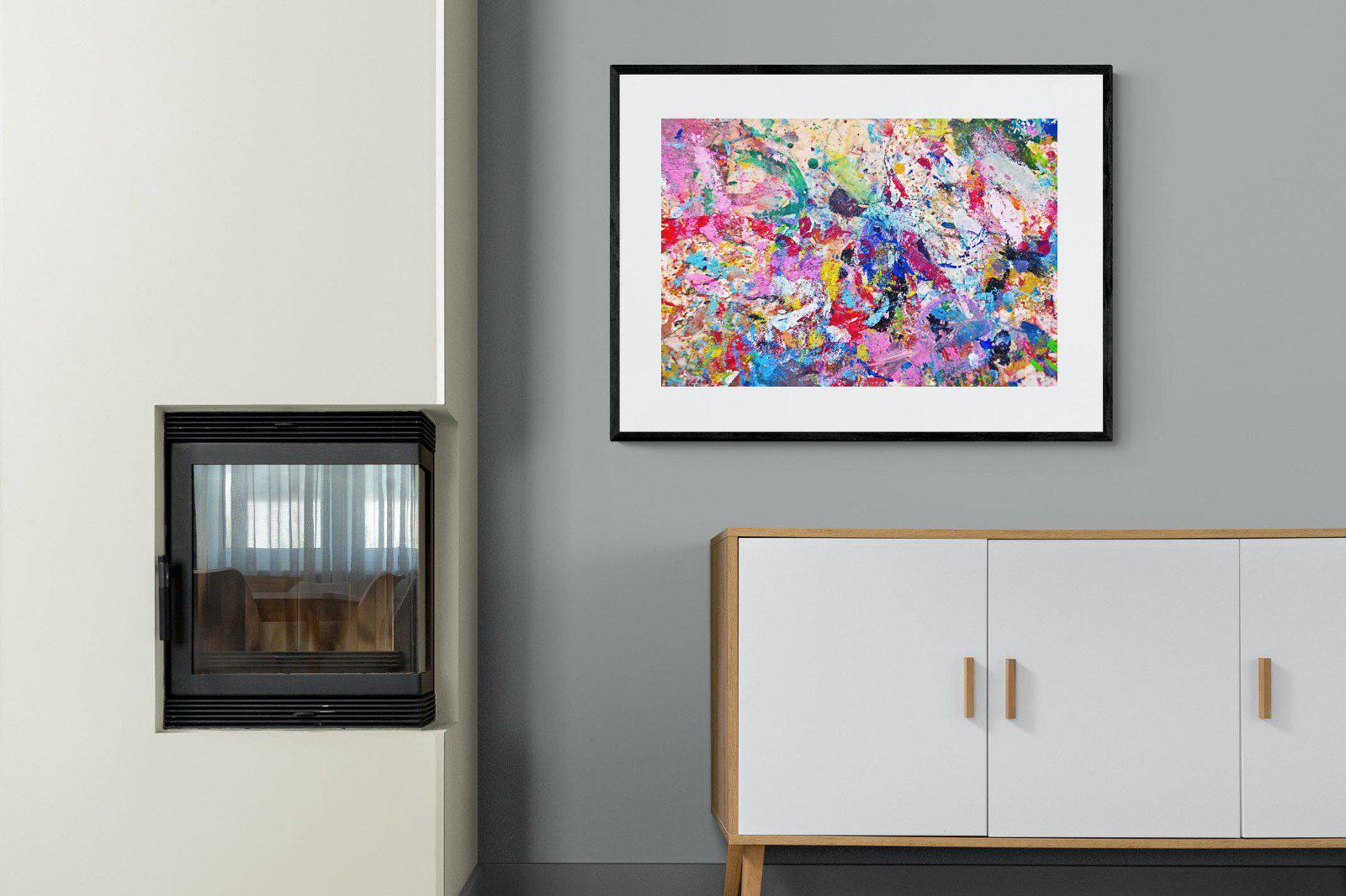 Celebration-Wall_Art-100 x 75cm-Framed Print-Black-Pixalot