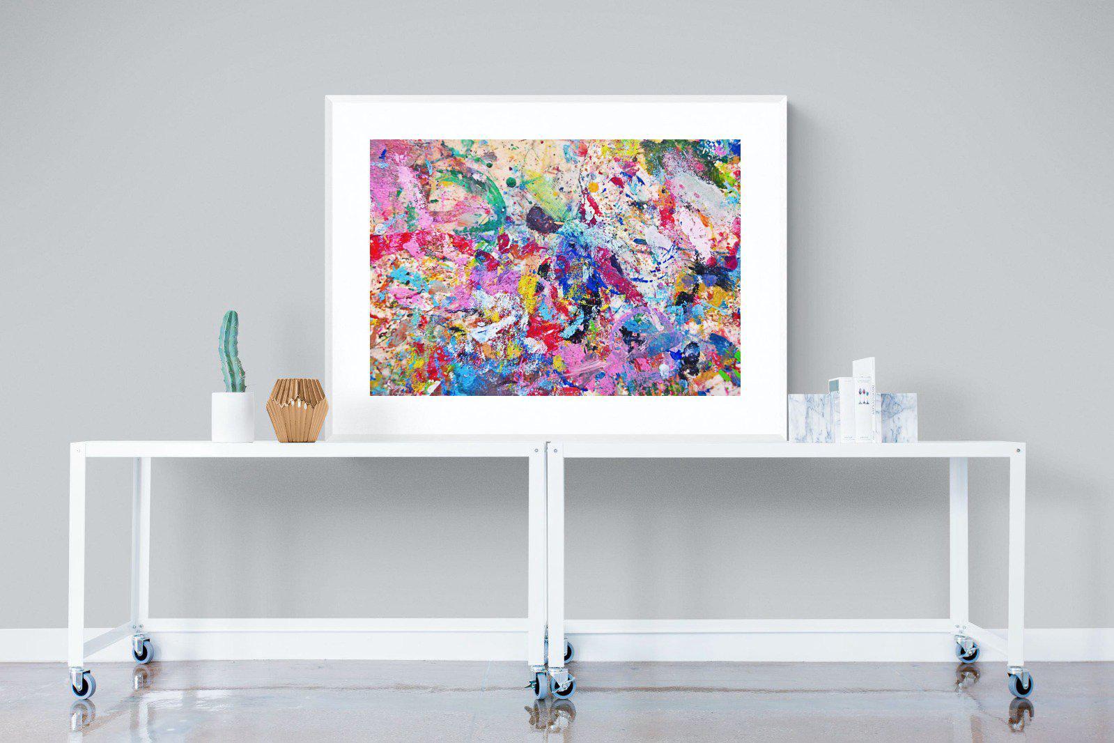 Celebration-Wall_Art-120 x 90cm-Framed Print-White-Pixalot