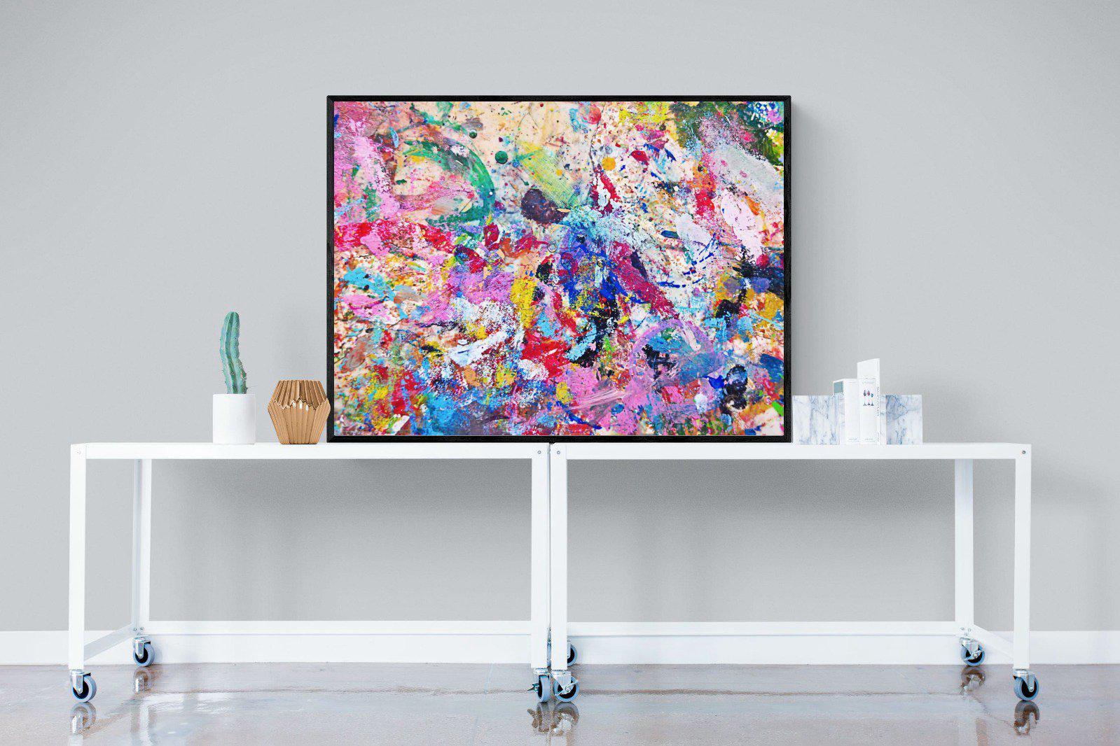 Celebration-Wall_Art-120 x 90cm-Mounted Canvas-Black-Pixalot