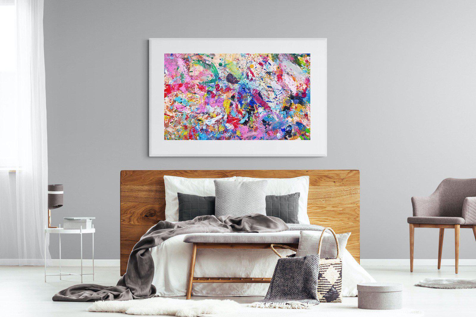 Celebration-Wall_Art-150 x 100cm-Framed Print-White-Pixalot