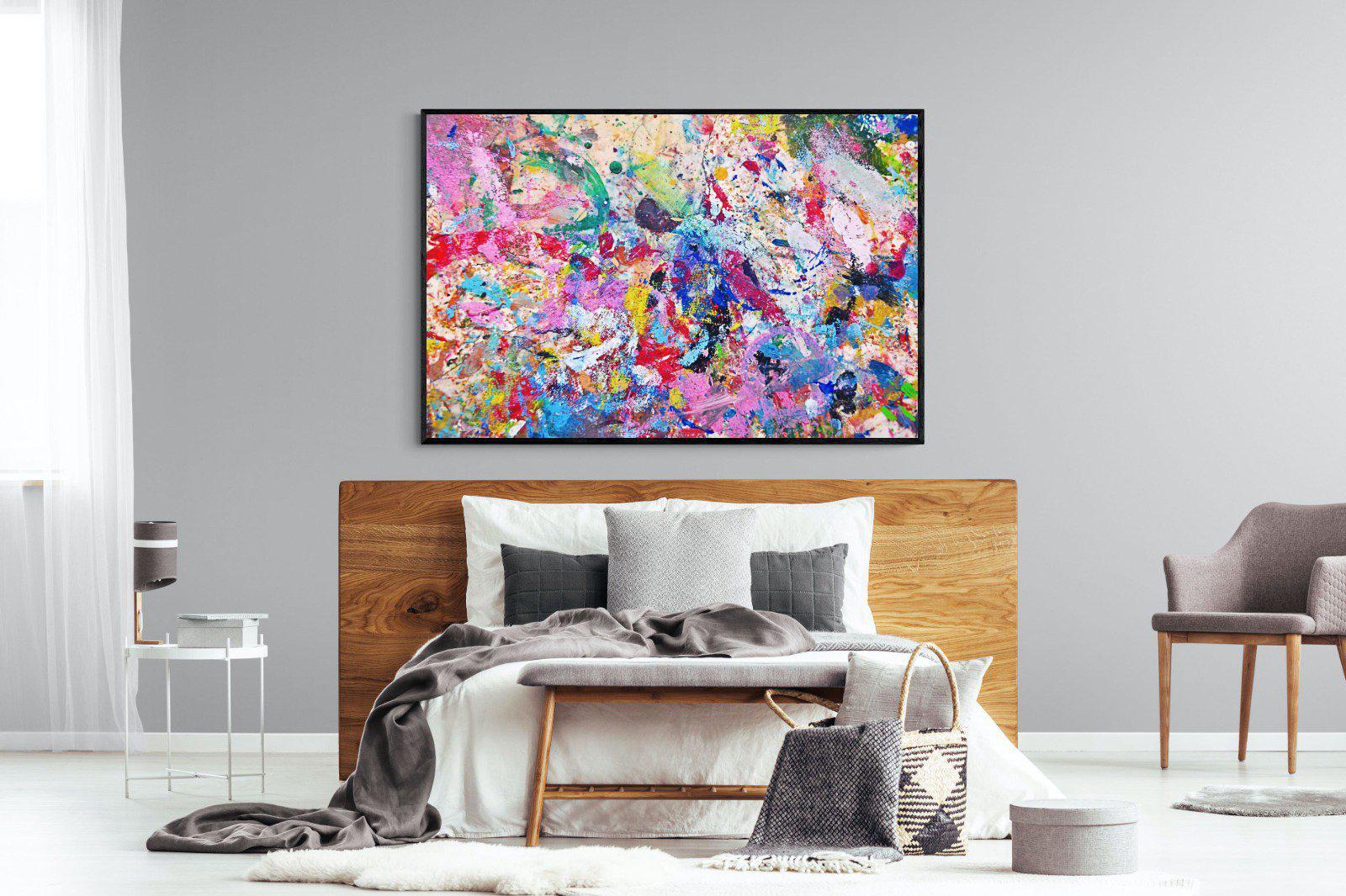 Celebration-Wall_Art-150 x 100cm-Mounted Canvas-Black-Pixalot