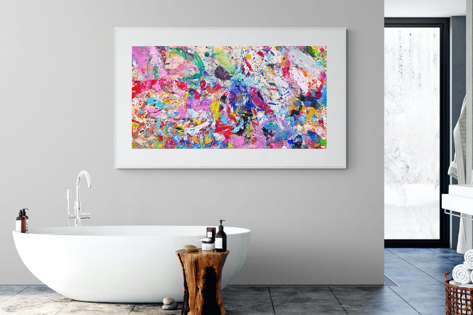 Celebration-Wall_Art-180 x 110cm-Framed Print-White-Pixalot