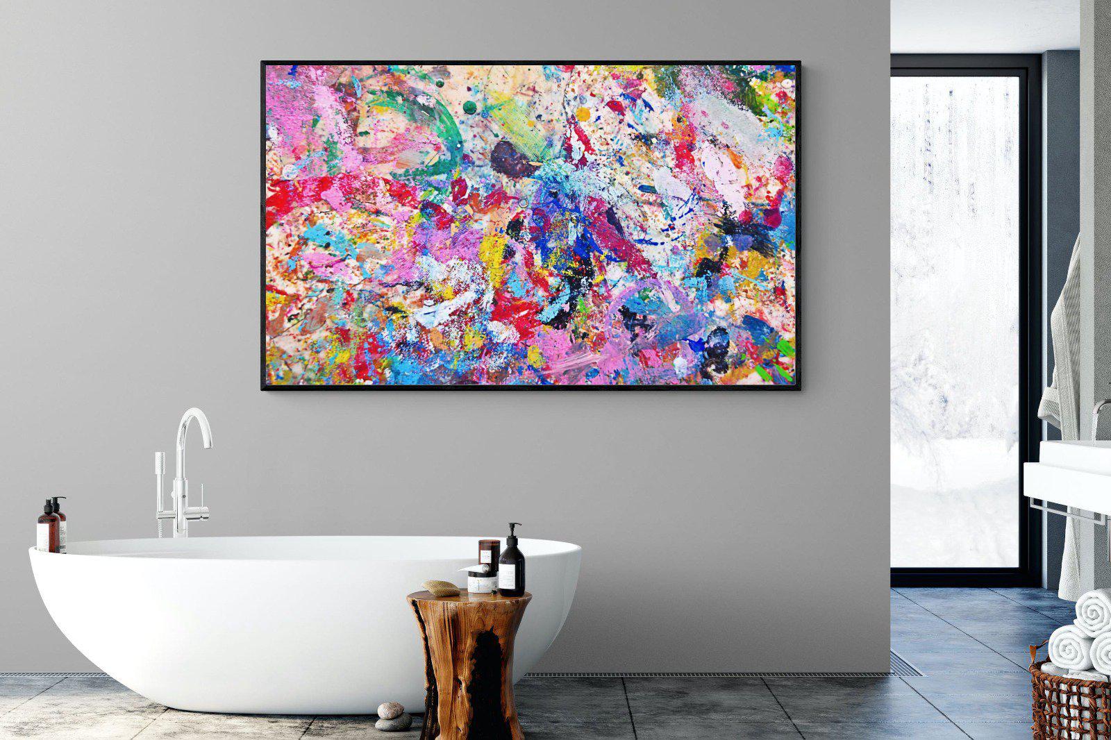 Celebration-Wall_Art-180 x 110cm-Mounted Canvas-Black-Pixalot
