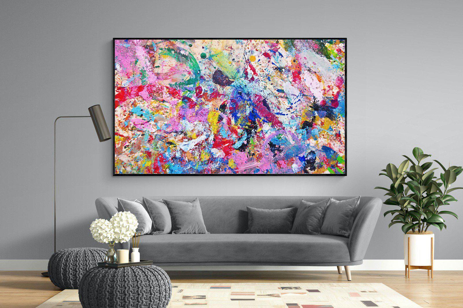 Celebration-Wall_Art-220 x 130cm-Mounted Canvas-Black-Pixalot