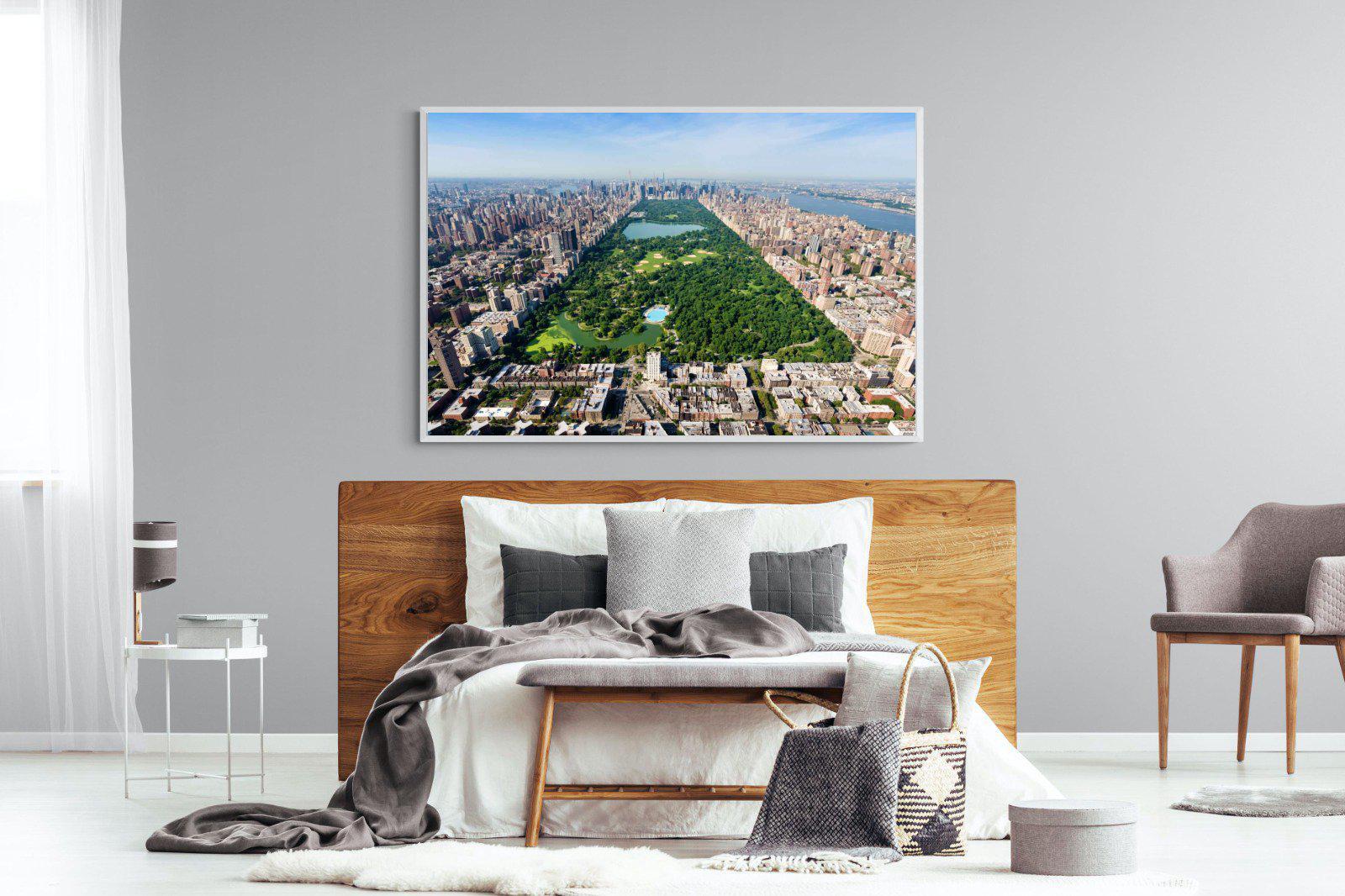 Central Park-Wall_Art-150 x 100cm-Mounted Canvas-White-Pixalot