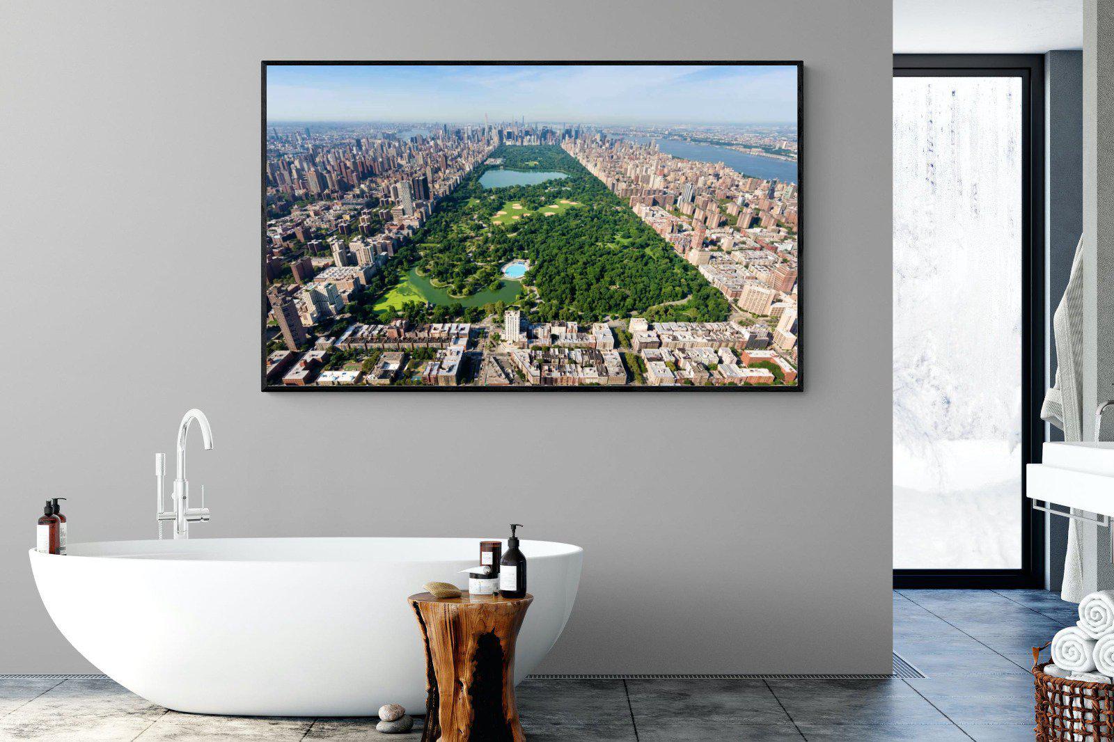 Central Park-Wall_Art-180 x 110cm-Mounted Canvas-Black-Pixalot