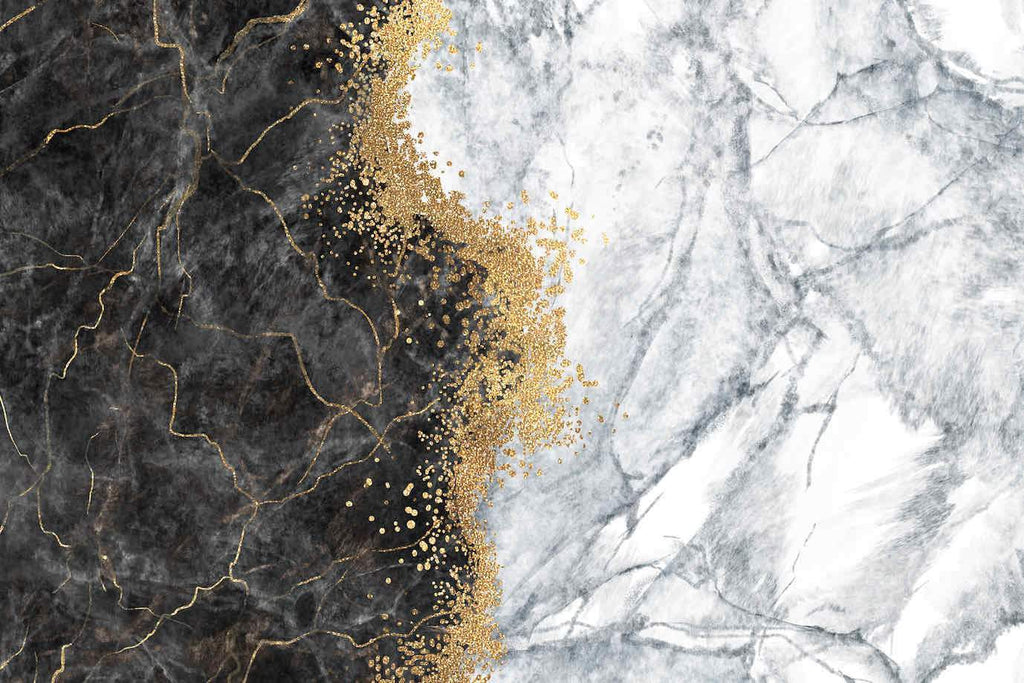 Charcoal Grey Gold-Wall_Art-Pixalot