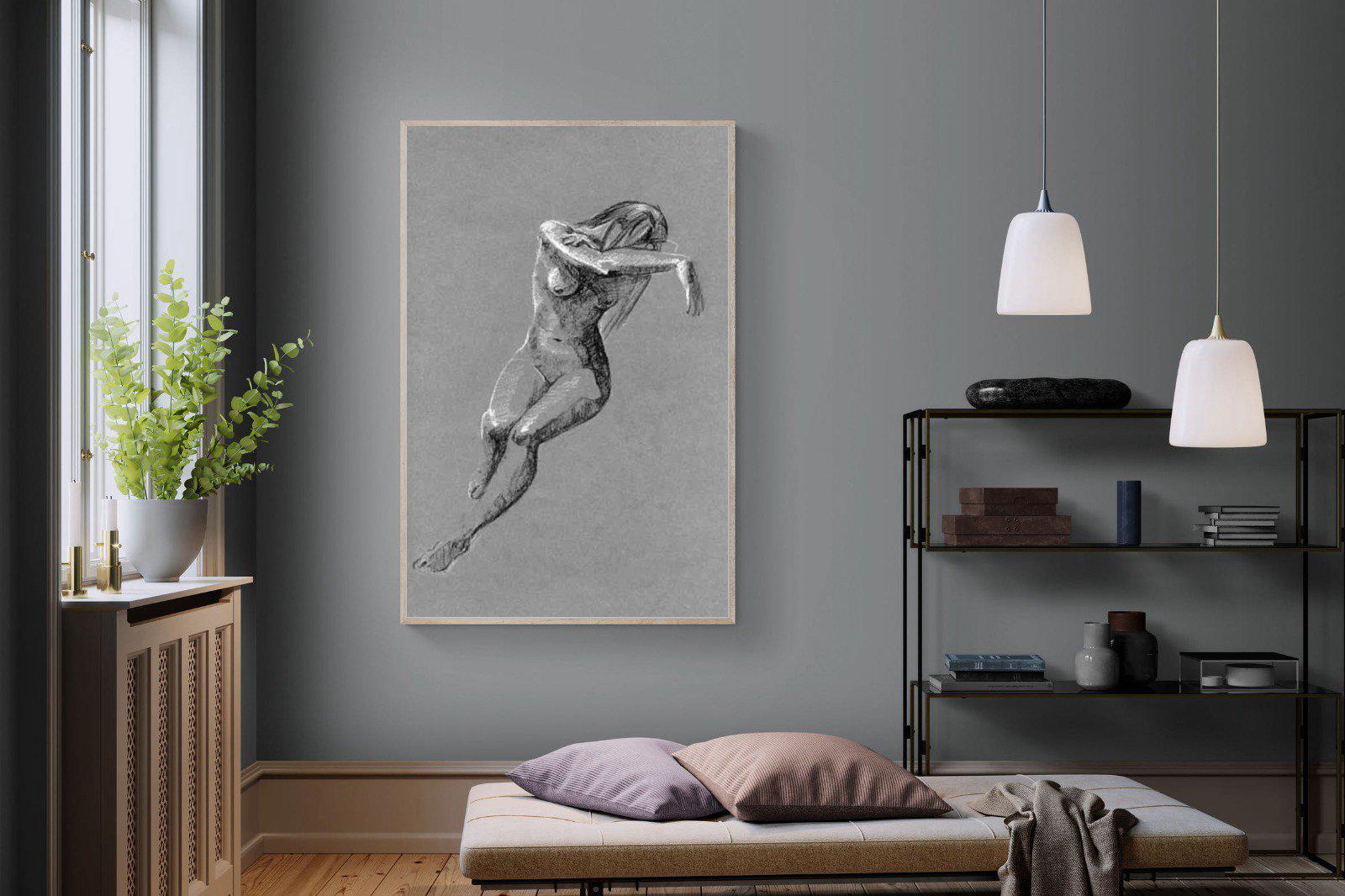 Charcoal Sketch-Wall_Art-120 x 180cm-Mounted Canvas-Wood-Pixalot