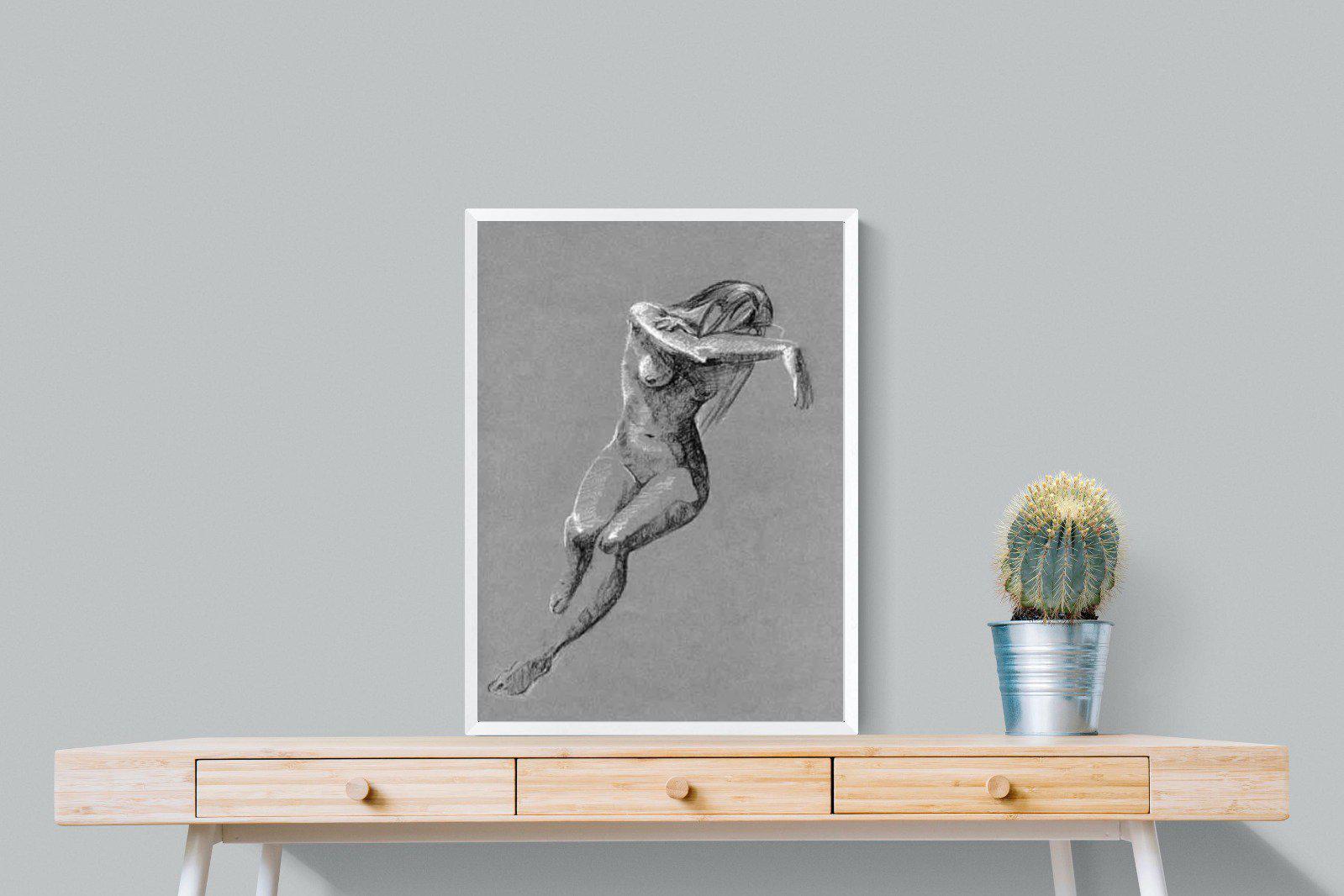 Charcoal Sketch-Wall_Art-60 x 80cm-Mounted Canvas-White-Pixalot