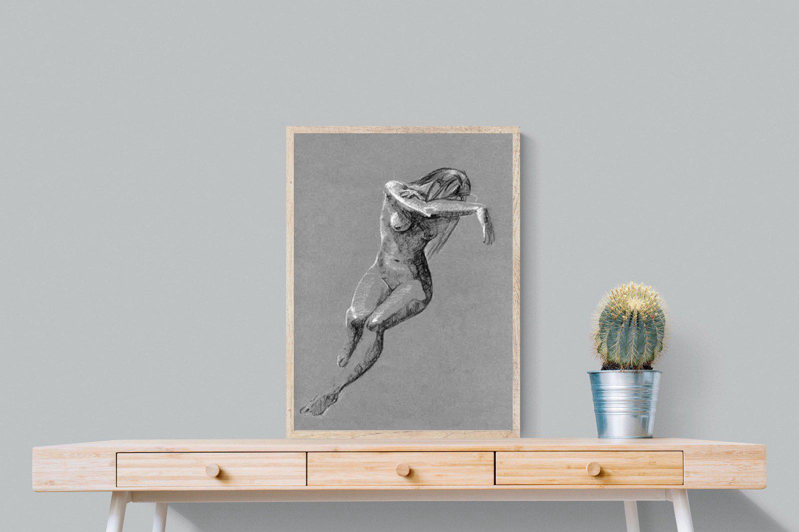 Charcoal Sketch-Wall_Art-60 x 80cm-Mounted Canvas-Wood-Pixalot