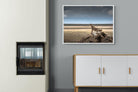 Cheetah Family-Wall_Art-100 x 75cm-Mounted Canvas-White-Pixalot