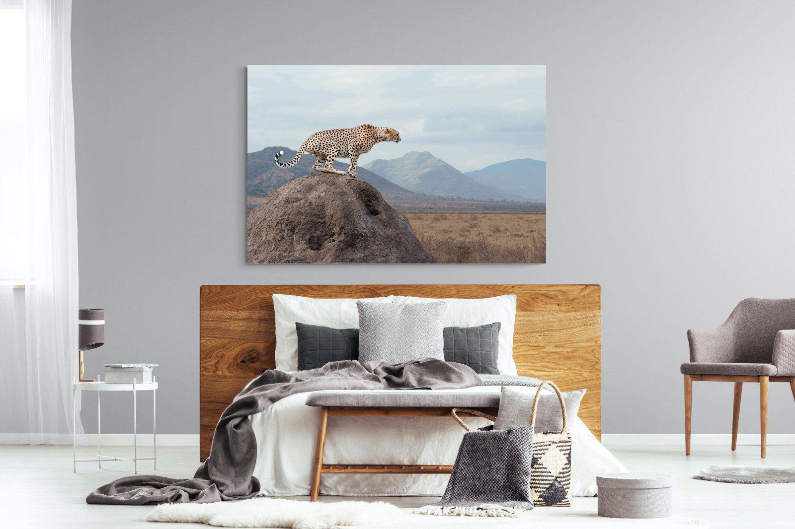 Cheetah-Wall_Art-150 x 100cm-Mounted Canvas-No Frame-Pixalot