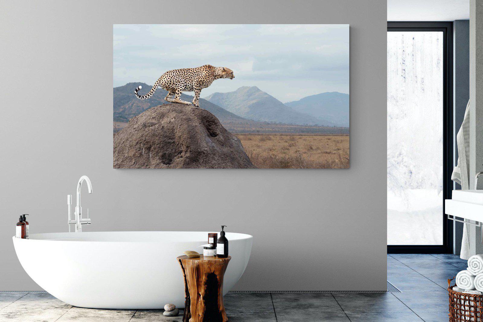 Cheetah-Wall_Art-180 x 110cm-Mounted Canvas-No Frame-Pixalot