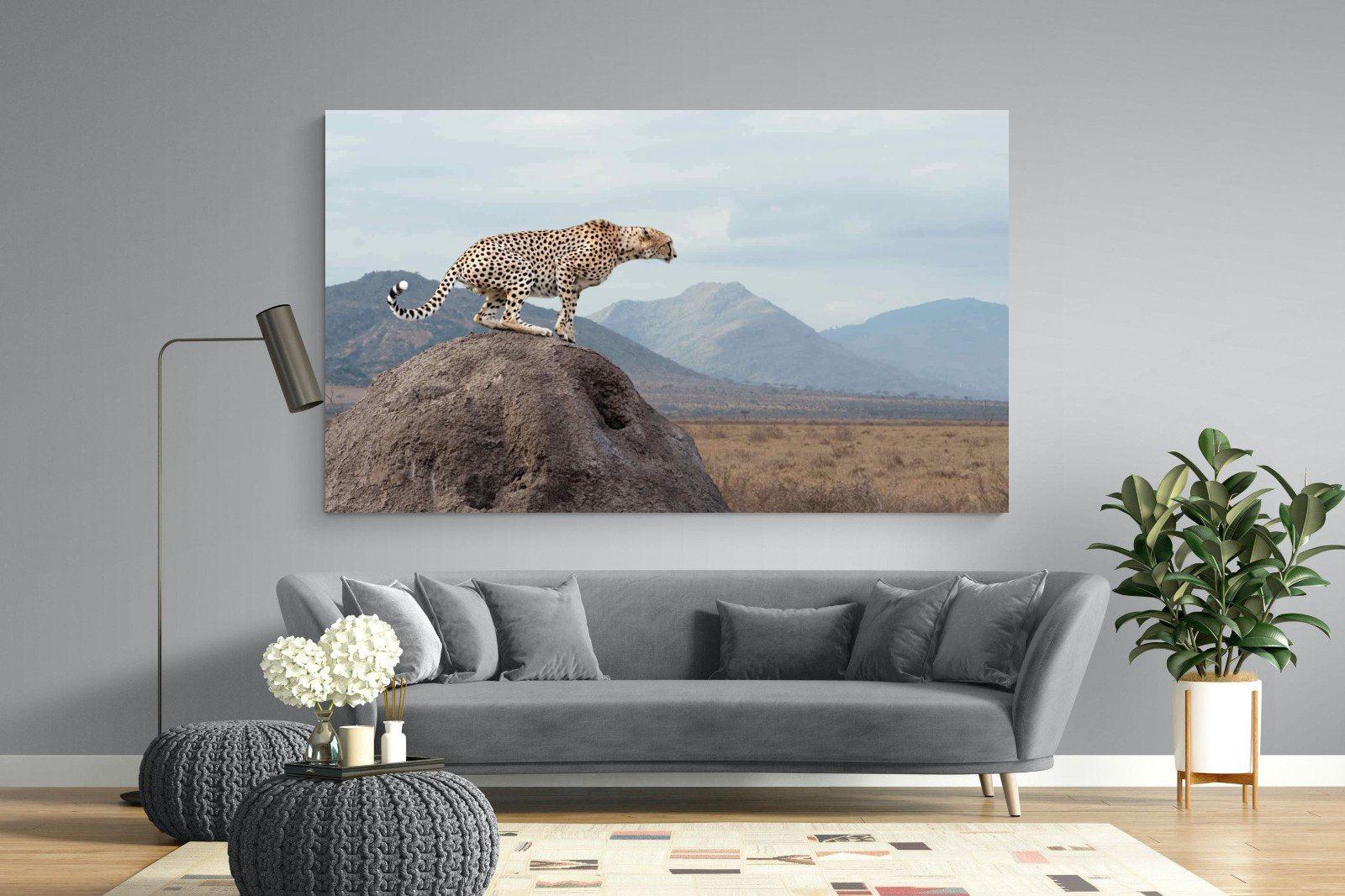 Cheetah-Wall_Art-220 x 130cm-Mounted Canvas-No Frame-Pixalot