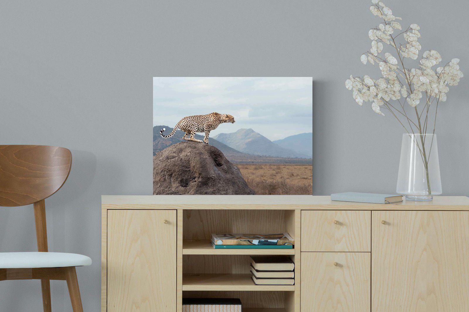 Cheetah-Wall_Art-60 x 45cm-Mounted Canvas-No Frame-Pixalot