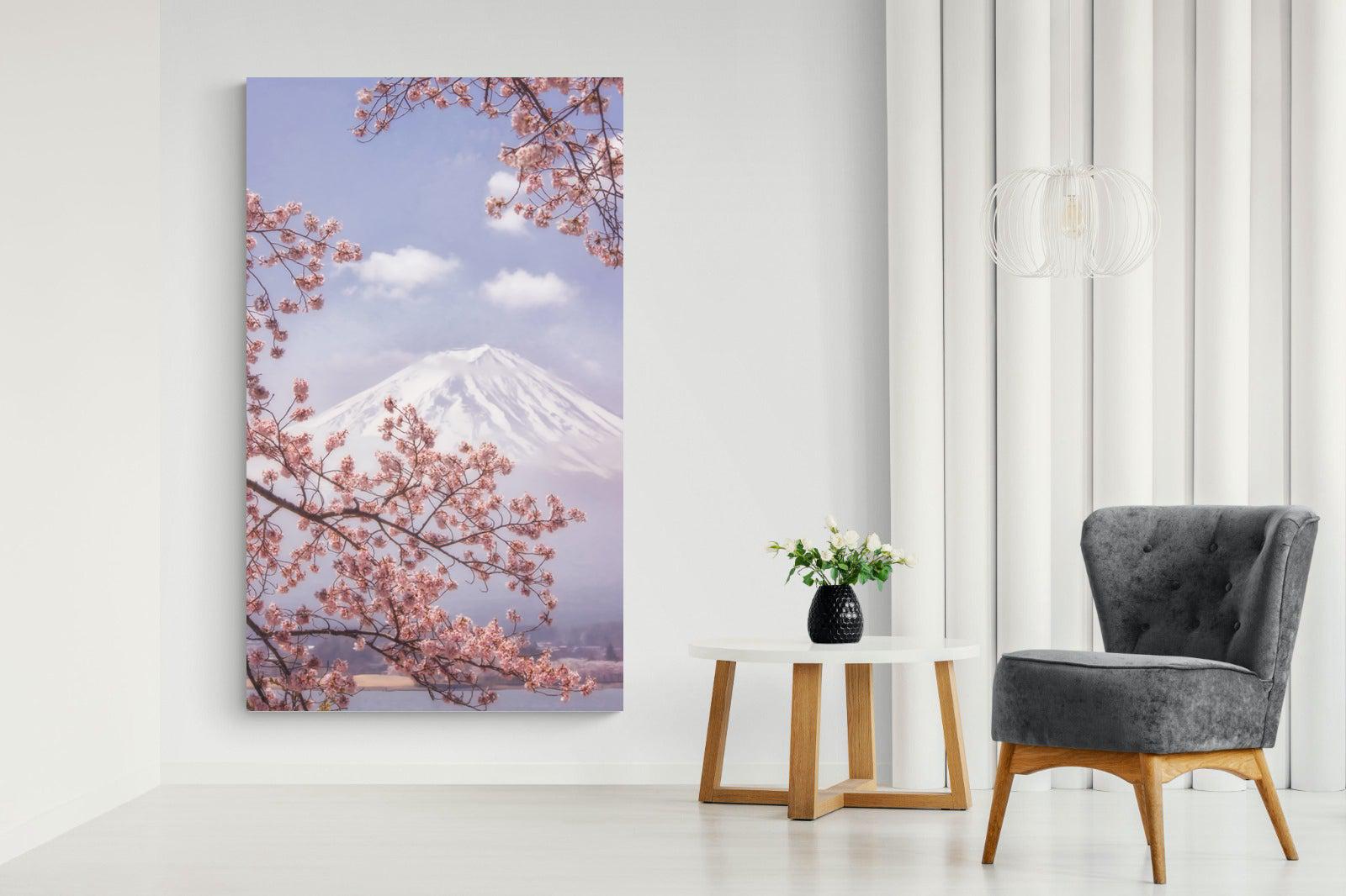 Cherry Blossom-Wall_Art-130 x 220cm-Mounted Canvas-No Frame-Pixalot