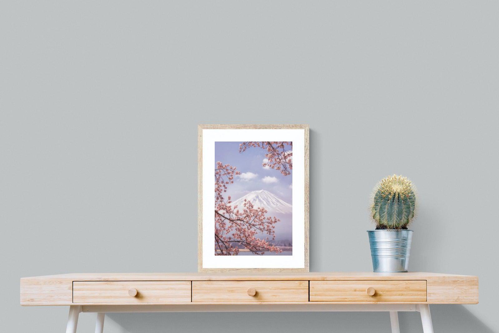 Cherry Blossom-Wall_Art-45 x 60cm-Framed Print-Wood-Pixalot