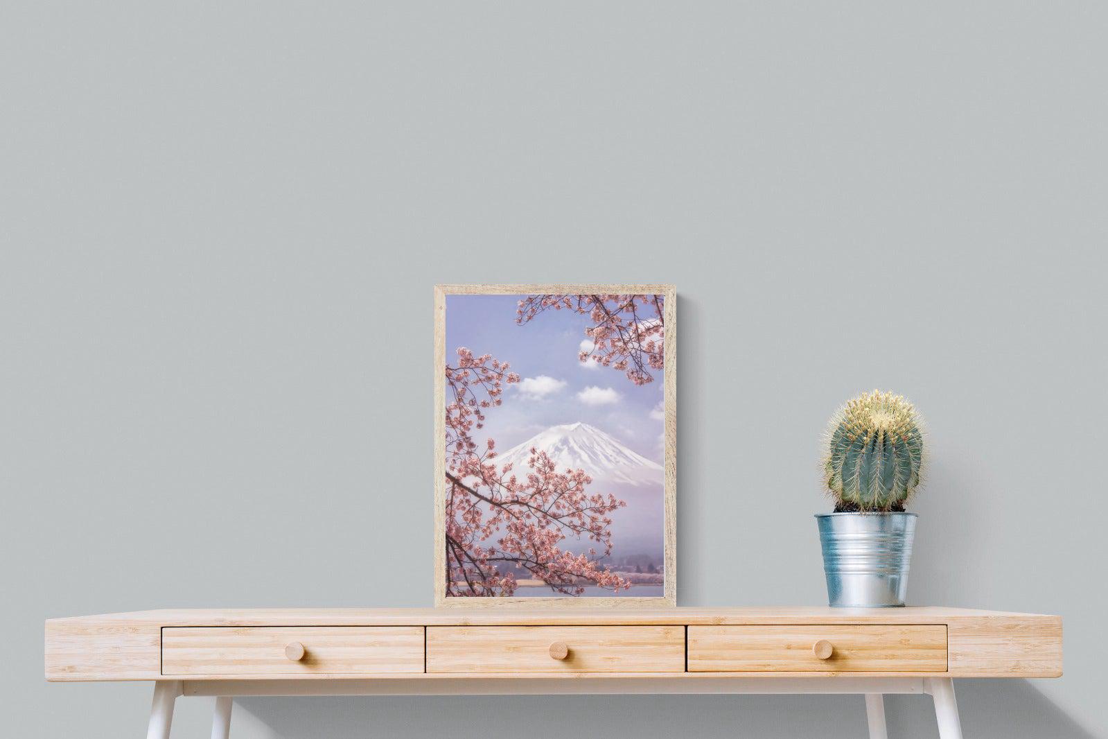 Cherry Blossom-Wall_Art-45 x 60cm-Mounted Canvas-Wood-Pixalot