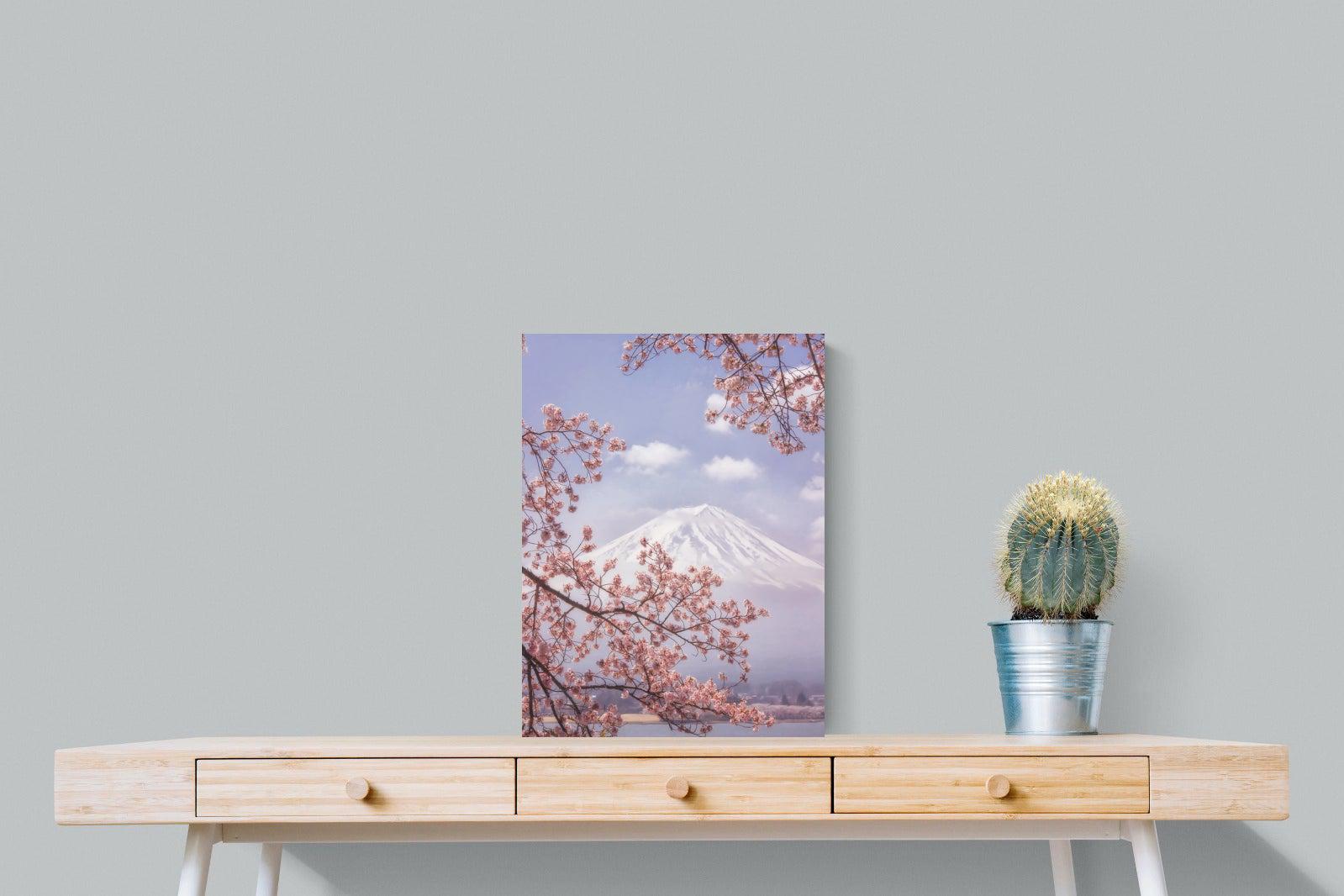 Cherry Blossom-Wall_Art-45 x 60cm-Mounted Canvas-No Frame-Pixalot