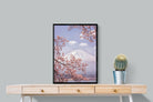 Cherry Blossom-Wall_Art-60 x 80cm-Mounted Canvas-Black-Pixalot
