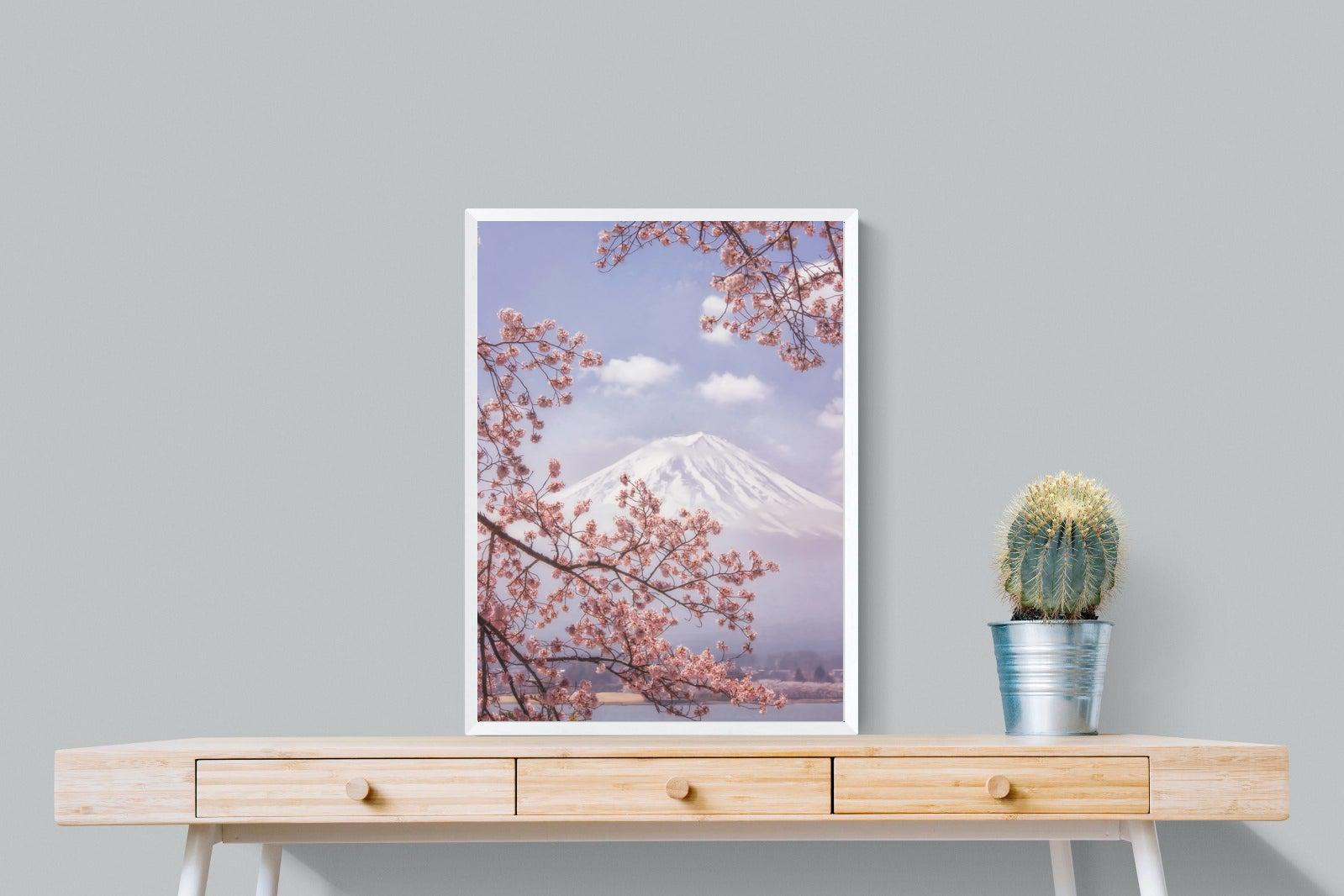 Cherry Blossom-Wall_Art-60 x 80cm-Mounted Canvas-White-Pixalot