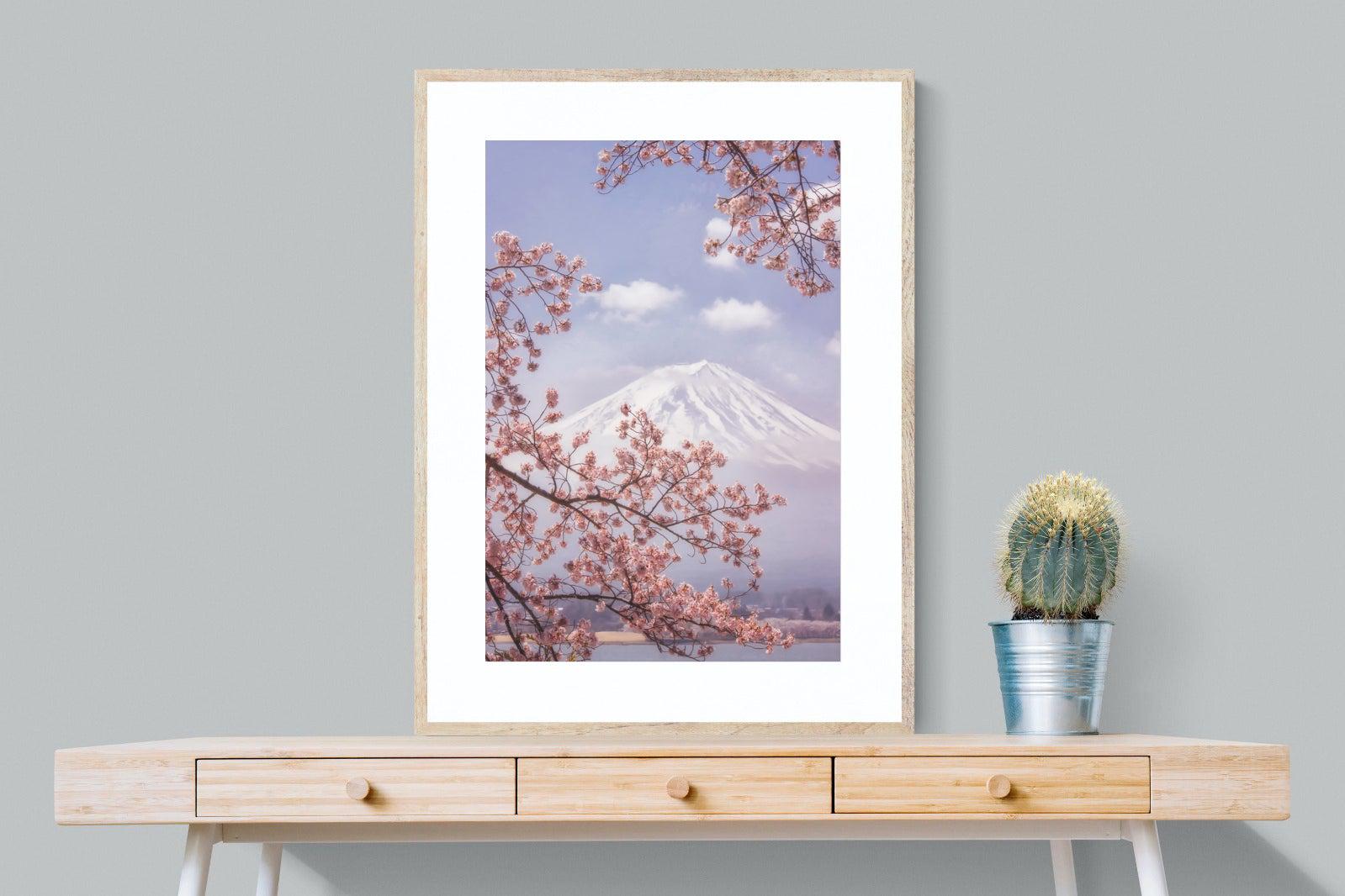 Cherry Blossom-Wall_Art-75 x 100cm-Framed Print-Wood-Pixalot