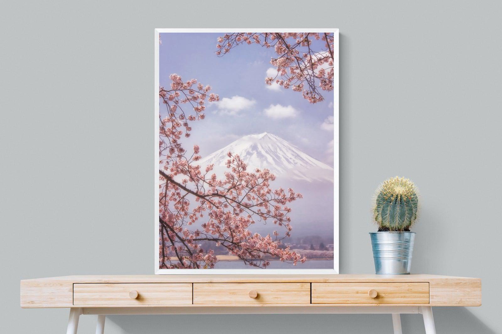 Cherry Blossom-Wall_Art-75 x 100cm-Mounted Canvas-White-Pixalot