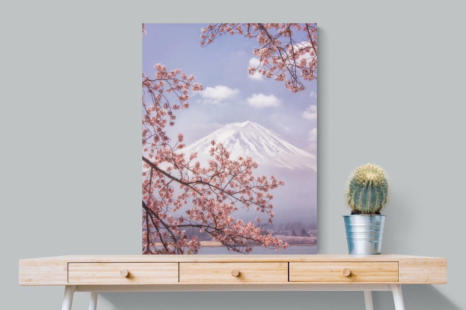Cherry Blossom-Wall_Art-75 x 100cm-Mounted Canvas-No Frame-Pixalot