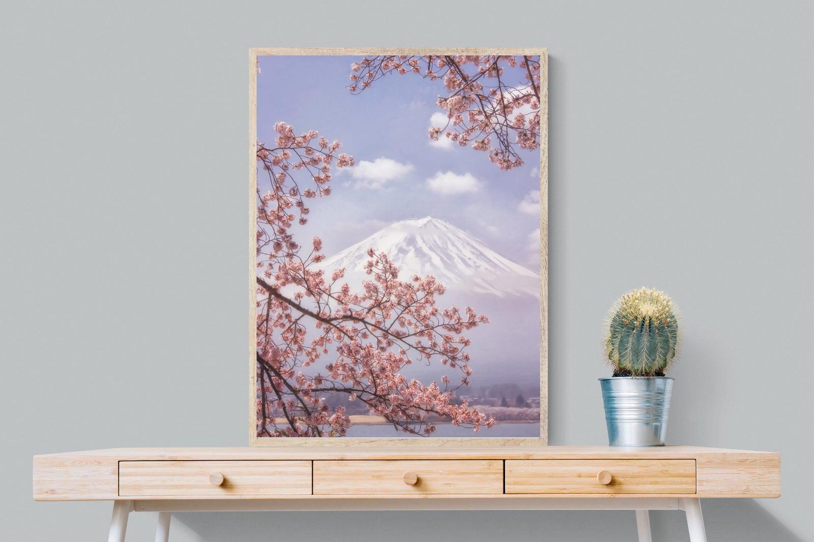 Cherry Blossom-Wall_Art-75 x 100cm-Mounted Canvas-Wood-Pixalot