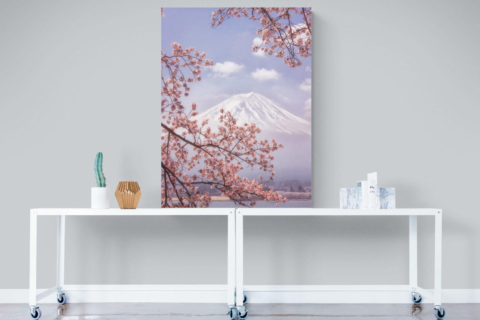 Cherry Blossom-Wall_Art-90 x 120cm-Mounted Canvas-No Frame-Pixalot
